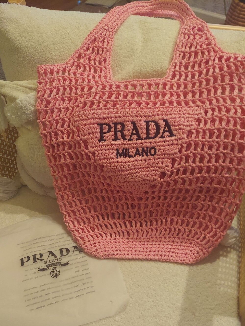 Chic Handmade Crochet Tote GWP